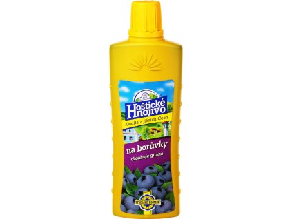 Hoštické tekuté - borůvky 500 ml s guánem
