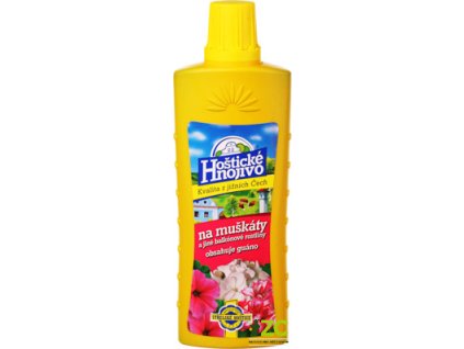 Hoštické tekuté - muškáty 1 l s guánem