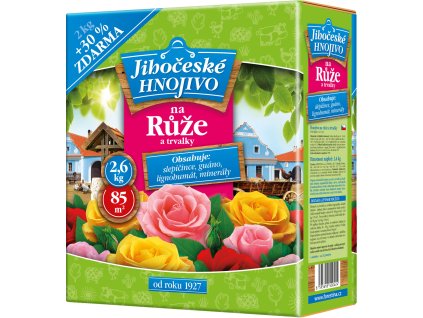 Jihočeské hnojivo - Růže a trvalky 2kg + 30% zdarma