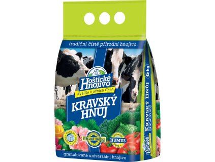 Kravský hnůj - 6 kg pytel