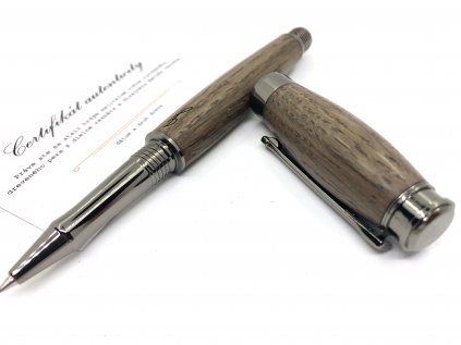 Drevené guľôčkové pero Donatus  Subfosilný dub-kovové