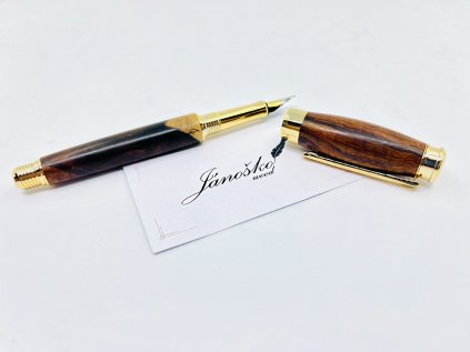 Jediný kus! Drevené plniace  pero Donatus  Desert Iron wood