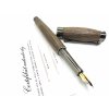 Drevené plniace pero Donatus  Subfosilný dub-kovové