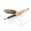 Drevené plniace pero Donatus Orech kráľovský-kovové