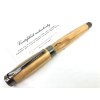 Drevené plniace  pero Donatus  Oliva-kovové