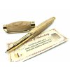 Drevené guľôčkové pero Donatus  Dubový sud od whiskey-zlaté
