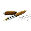 Drevené plniace  pero Donatus  Slivka-chróm