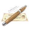Drevené plniace  pero Donatus  Sud od Whiskey- chróm