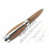 Drevené guľôčkové pero Donatus  Bubinga chróm