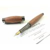 Drevené plniace  pero Donatus  Bubinga kovová