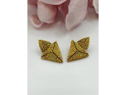 Velké náušnice Triangle Irish Gold hlavní