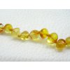 Jantarové korálky - KULATÉ LEŠTĚNÉ MEDOVÉ