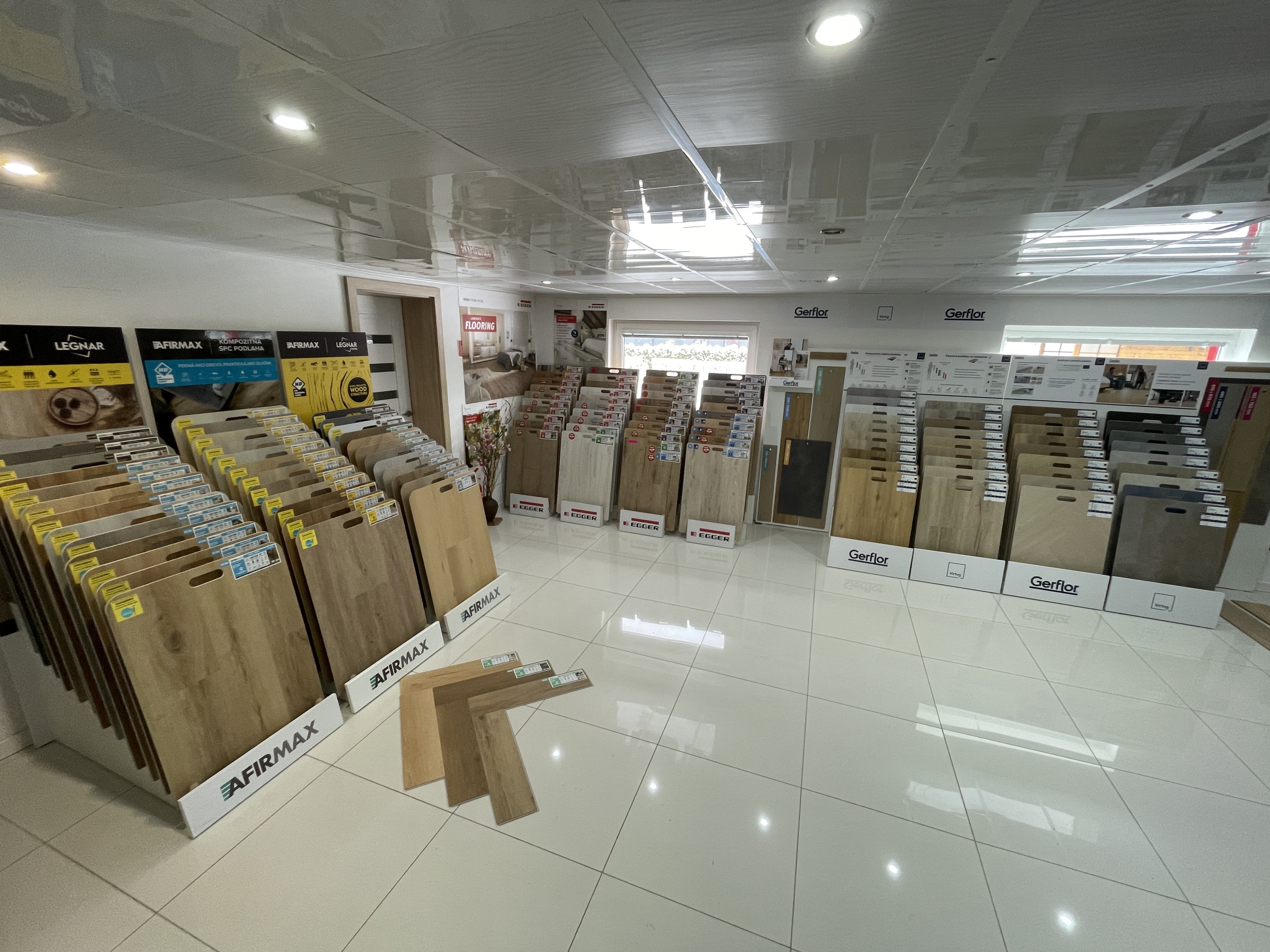 Showroom Janza - Vzorky podláh