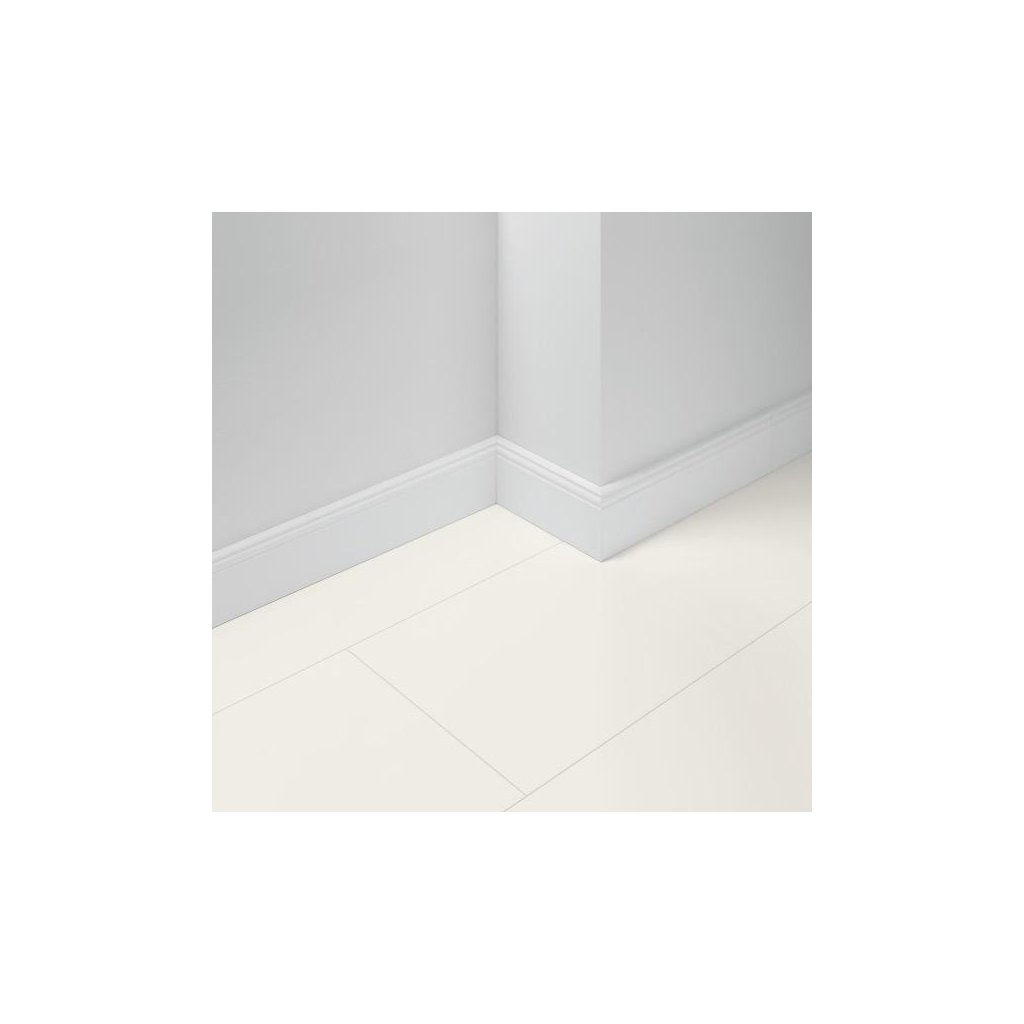 Lišta soklová Parador Hamburg HL2 Biela D001 1745472 MDF fólia 2200x19x85 mm
