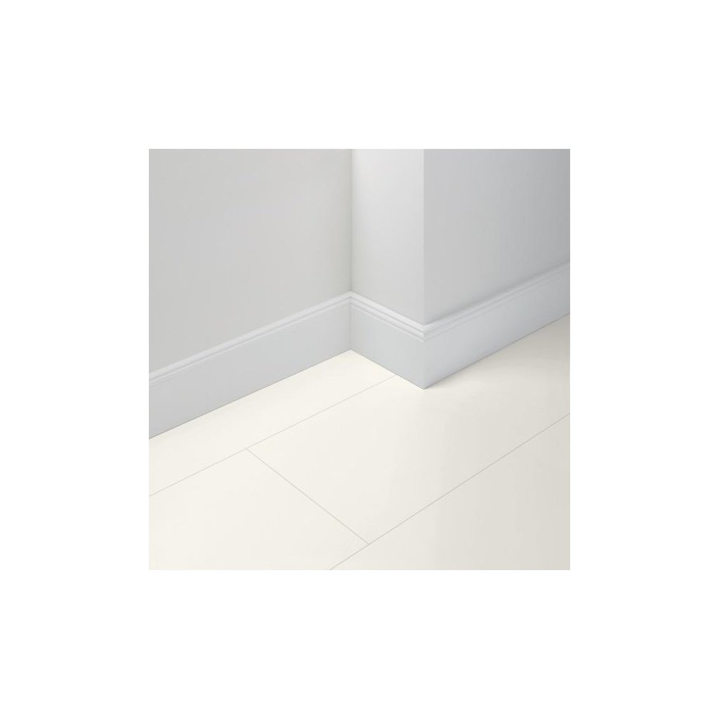 Lišta soklová Parador Hamburg HL3 Biela D001 1745473 MDF fólia 2200x19x105 mm