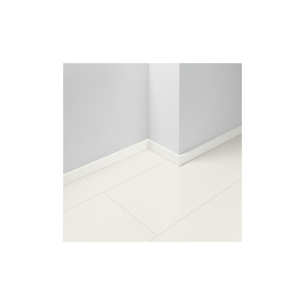 Lišta soklová Parador SL3 Biela lesklá D003 1745468 MDF fólia 2200x16x40 mm