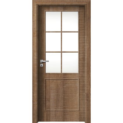 Interiérové dvere Beta.12 Dub authentic (Otváranie Pravé, Výplň Plná drevotrieska)