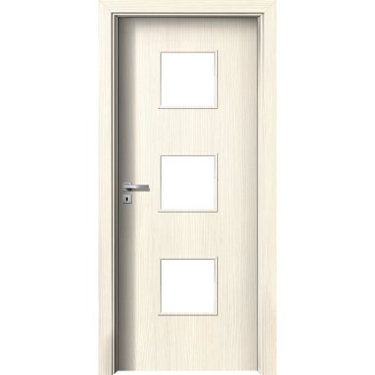 Interiérové dvere Delta.03 Woodline creme (Otváranie Pravé, Výplň Plná drevotrieska)