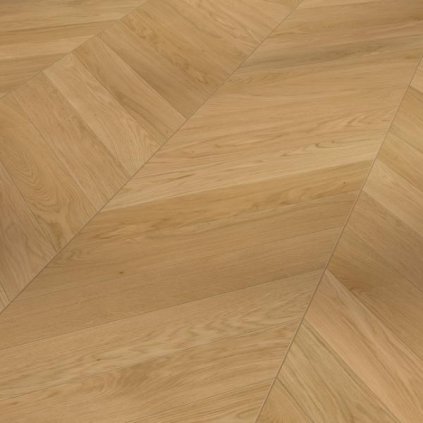 Engineered Wood Flooring Trendtime 10 Dub natural, matt lacquer Chevron M4V, 1748484, 610x90x15 mm