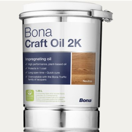 olej bona craft oil 2k umbra hneda 1 25 l 20388