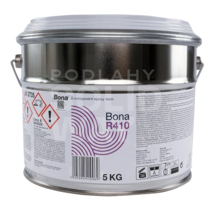 Penetračný náter Bona R410 5 kg 2-zložkový epoxid (pod lepidlá aj nivelačku)