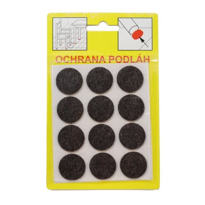 podlozky filcove samolepiace hnede typ 104 21766