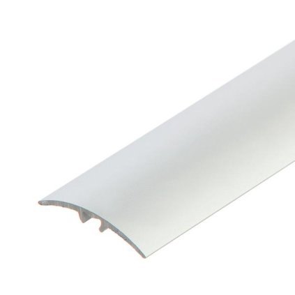 Profil AL prechodový 30 mm, elox Striebro 01, 2,79 m, samolepiaco-narážací oblý, LW305w1 Cezar