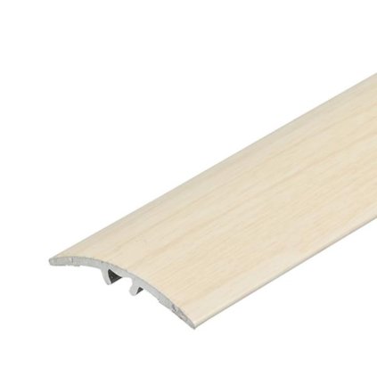 Profil AL prechodový 30 mm, fólia Dub biely 13, 2,79 m, samolepiaco-narážací oblý, LW305w1 Cezar