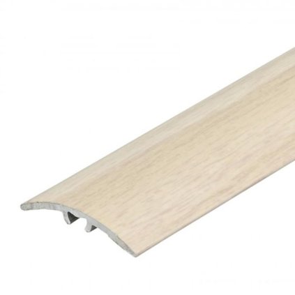 Profil AL prechodový 30 mm, fólia Dub vidiecky 20, 2,7 m, narážací oblý, LW30 Cezar
