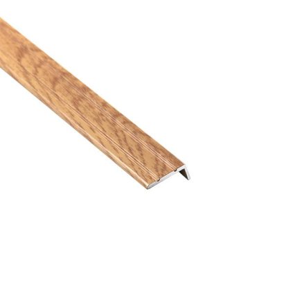 Profil AL schodový "L" 25x10 mm, fólia Dub svetlý 15, 1,35 m, samolepiaci, LSW10K Cezar