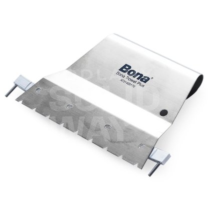 Stierka Bona Trowel Plus 1250 F na Quantum lepidlo na parkety