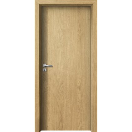 Interiérové dvere Alfa.01 Dub (Otváranie Pravé, Výplň Plná drevotrieska)