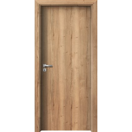 Interiérové dvere Alfa.01 Dub halifax (Otváranie Pravé, Výplň Plná drevotrieska)