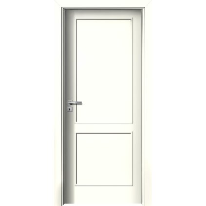 Interiérové dvere Alfa.04 Biela (Otváranie Pravé)
