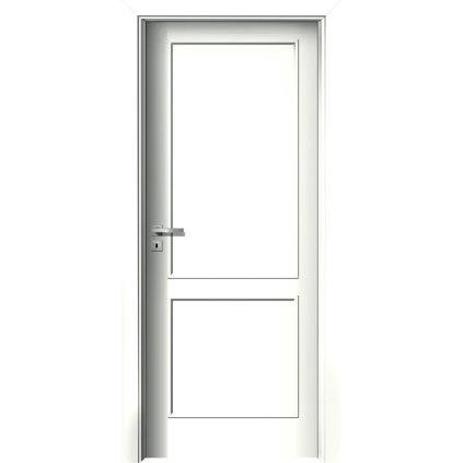 Interiérové dvere Alfa.04 Biela pór (Otváranie Pravé)