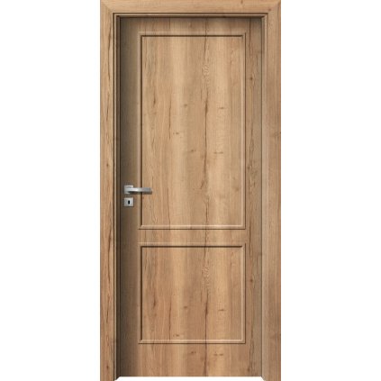 Interiérové dvere Alfa.12 Dub halifax (Otváranie Pravé, Výplň Plná drevotrieska)