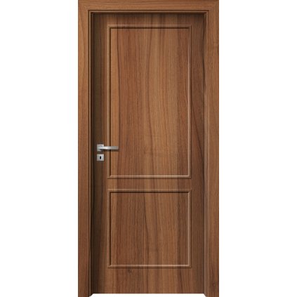 Interiérové dvere Alfa.12 Orech (Otváranie Pravé, Výplň Plná drevotrieska)