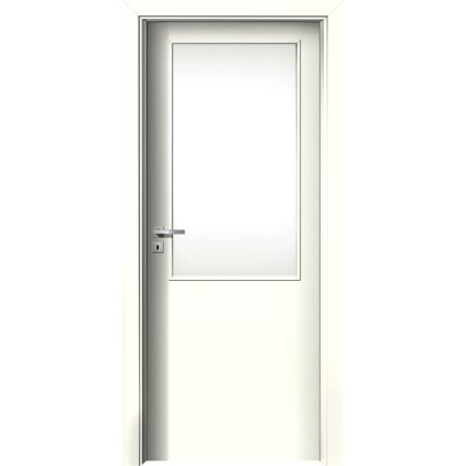 Interiérové dvere Beta.02 Biela (Otváranie Pravé, Výplň Plná drevotrieska)