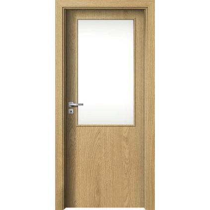 Interiérové dvere Beta.02 Dub (Otváranie Pravé, Výplň Plná drevotrieska)