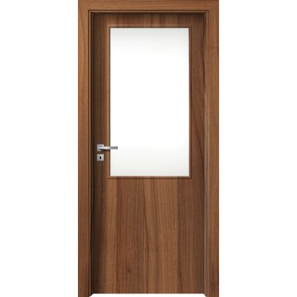 Interiérové dvere Beta.02 Orech (Otváranie Pravé, Výplň Plná drevotrieska)