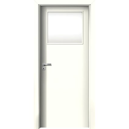 Interiérové dvere Beta.03 Biela (Otváranie Pravé, Výplň Plná drevotrieska)