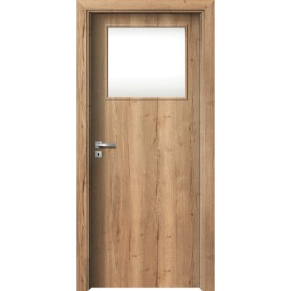 Interiérové dvere Beta.03 Dub halifax (Otváranie Pravé, Výplň Plná drevotrieska)