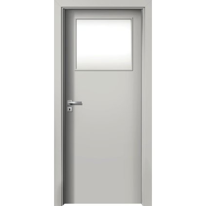 Interiérové dvere Beta.03 Sivá (Otváranie Pravé, Výplň Plná drevotrieska)