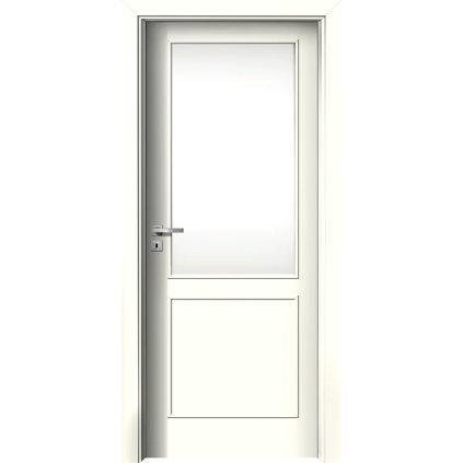 Interiérové dvere Beta.04 Biela (Otváranie Pravé, Výplň Plná drevotrieska)