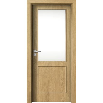 Interiérové dvere Beta.04 Dub (Otváranie Pravé, Výplň Plná drevotrieska)