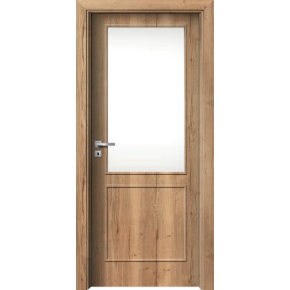 Interiérové dvere Beta.04 Dub halifax (Otváranie Pravé, Výplň Plná drevotrieska)