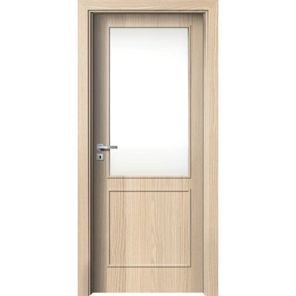 Interiérové dvere Beta.04 Jaseň pieskový (Otváranie Pravé, Výplň Plná drevotrieska)