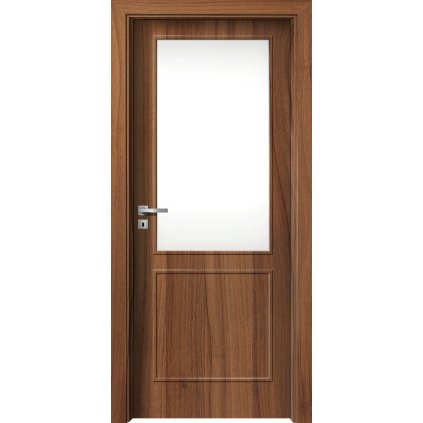 Interiérové dvere Beta.04 Orech (Otváranie Pravé, Výplň Plná drevotrieska)