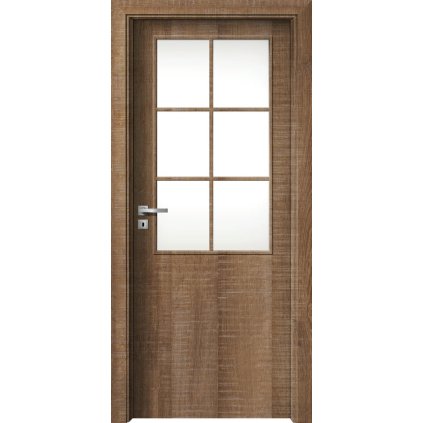 Interiérové dvere Beta.11 Dub authentic (Otváranie Pravé, Výplň Plná drevotrieska)