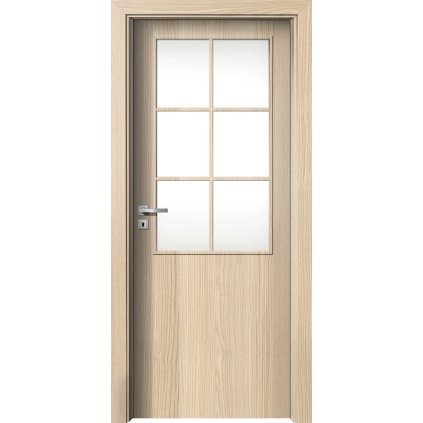 Interiérové dvere Beta.11 Jaseň pieskový (Otváranie Pravé, Výplň Plná drevotrieska)